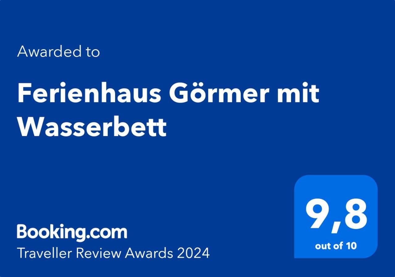 Ferienhaus Görmer mit Wasserbett Schmölln Exterior foto